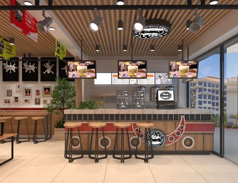 成都奶茶店面环境装修创意设计——主题店面